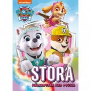 Paw Patrol Stora målarboken med pyssel