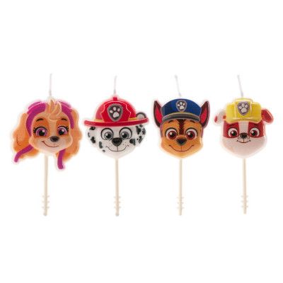 Paw Patrol Tårtljus 4-pack