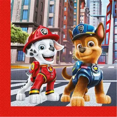 Paw Patrol The Movie Servetter 20-pack