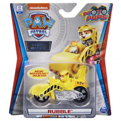 Paw Patrol True Metal 1-pack Rubble Moto Pups