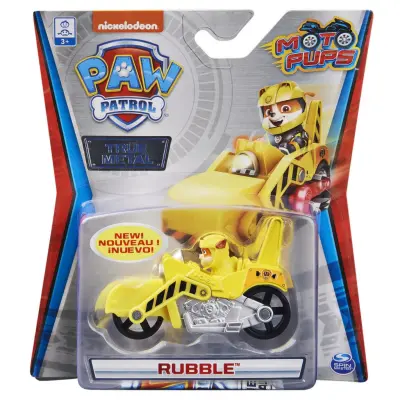 Paw Patrol True Metal 1-pack Rubble Moto Pups