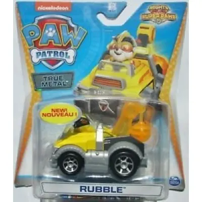 Paw Patrol True Metal 1-pack RUBBLE Super Paws