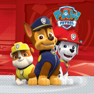 Servetter Paw Patrol 20-pack
