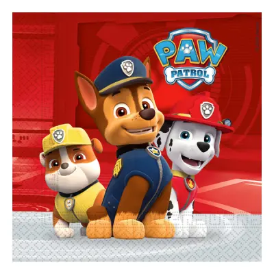 Servetter Paw Patrol Ready - 20-pack