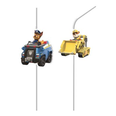 Sugrör Paw Patrol Let´s Roll - 6-pack