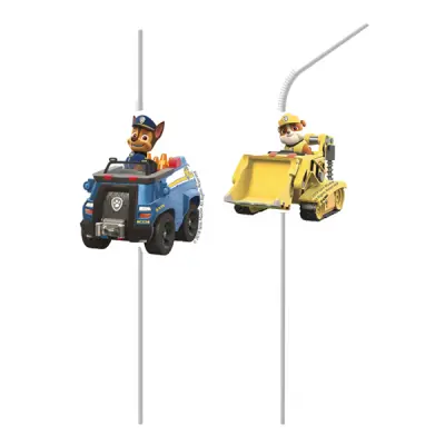 Sugrör Paw Patrol Let´s Roll - 6-pack