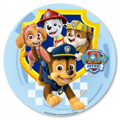 Tårtbild Paw Patrol - bästa vänner 20 cm