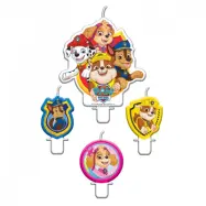 Tårtljus Paw Patrol - 4 delar
