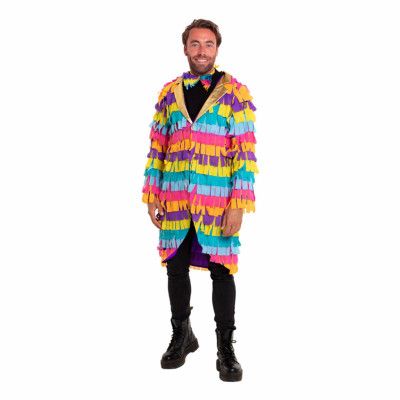 Flerfärgad Pinata Jacka - XXL