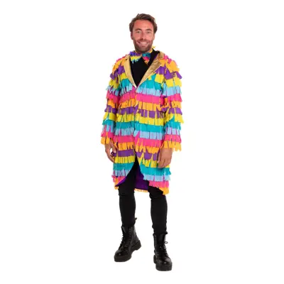 Flerfärgad Pinata Jacka - XXL