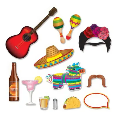 Fotoprops Fiesta Dubbelsidiga