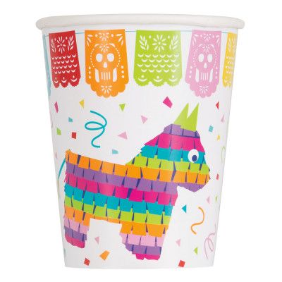 Pappersmuggar Mexico Fiesta Pinata - 8-pack