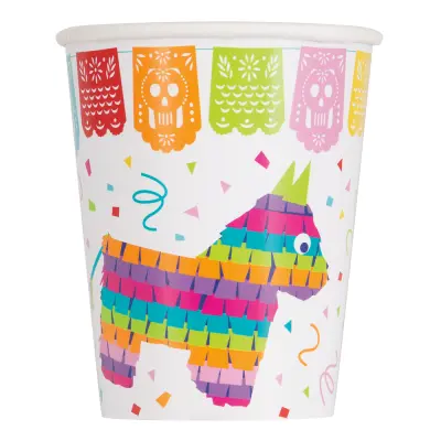 Pappersmuggar Mexico Fiesta Pinata - 8-pack
