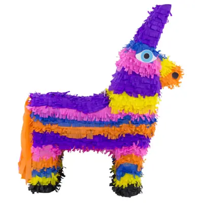 Pinata Åsna Multifärgad 55x41cm