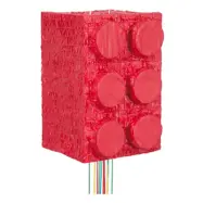 Pinata Byggkloss Röd