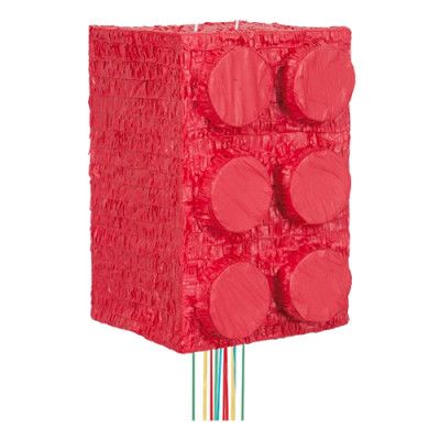 Pinata Byggkloss Röd