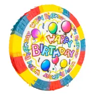 Pinata Happy Birthday Regnbåge