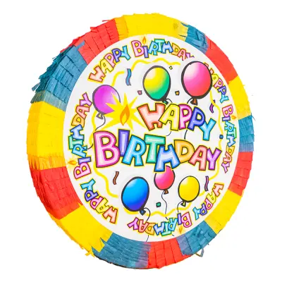 Pinata Happy Birthday Regnbåge