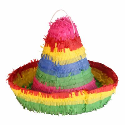 Pinata Sombrero Flerfärgad