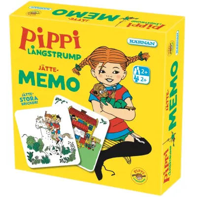 Jätte-memo Pippi Långstrump