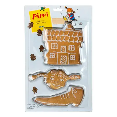 Kakformar Pippi Långstrump