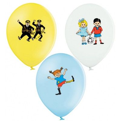 Party Tajm Pippi Långstrump, Ballonger 6 st
