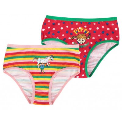 Pippi Långstrump Boxertrosa 2-pack (Röd)