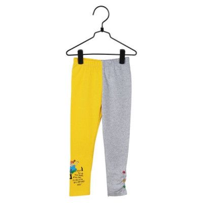 Pippi Långstrump Citat Leggings (Gul)