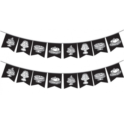 Party Tajm Pippi Långstrump, Flaggirlang med kritor