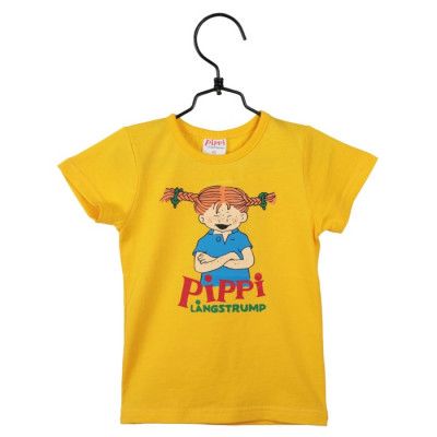 Pippi Långstrump Glädje T-shirt Gul
