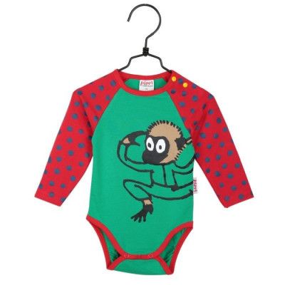 Pippi Långstrump Body Herr Nilsson (Röd/Grön)