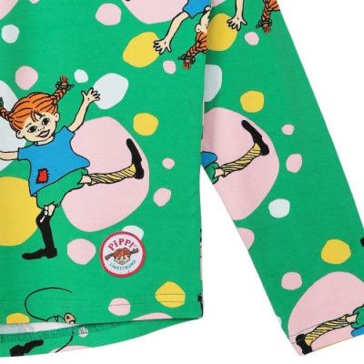Pippi Långstrump Hjulning Tröja (Grön)