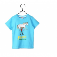 Pippi Långstrump Lilla Gubben Blå T-Shirt