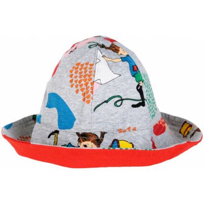 Pippi Långstrump Livlig Solhatt (Grå)