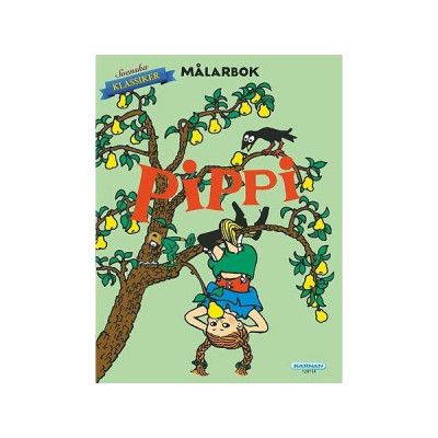 StorOchLiten Pippi Långstrump, Målarbok 24 sidor