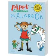 Pippi Långstrump Målarbok med klistermärken - Pippi -  Leksaksaffären