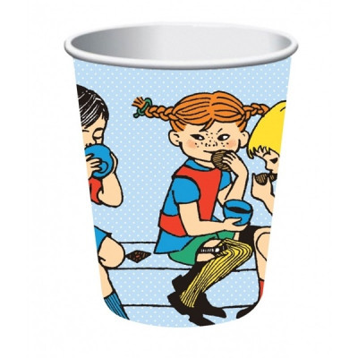 Party Tajm Pippi Långstrump, Muggar 8 st