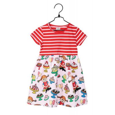 Pippi Långstrump Mums Klänning (Rosa)