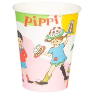 Pippi Långstrump Pappersmugg 8-pack