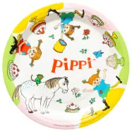 Pippi Långstrump Papperstallrik 8-pack