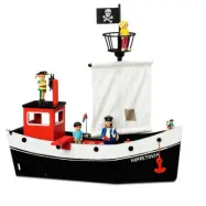 Pippi Långstrump Pippi, Båten Hoppetossa