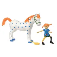 Pippi Långstrump - Pippi&Lilla Gubben Figurset - Pippi -  Leksaksaffären