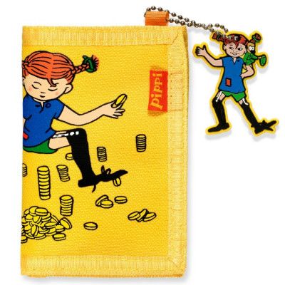 Pippi Långstrump Plånbok (Gul)