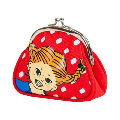 Pippi Långstrump Portmonnä (Röd)