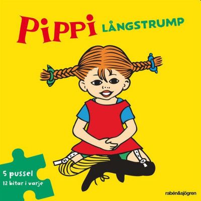Pippi Långstrump Pusselbok