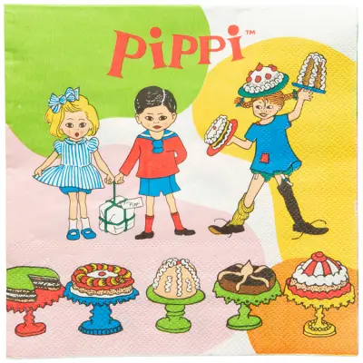 Pippi Långstrump Servett 16-pack