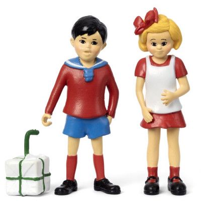 Pippi Långstrump Figurset Tommy och Annika