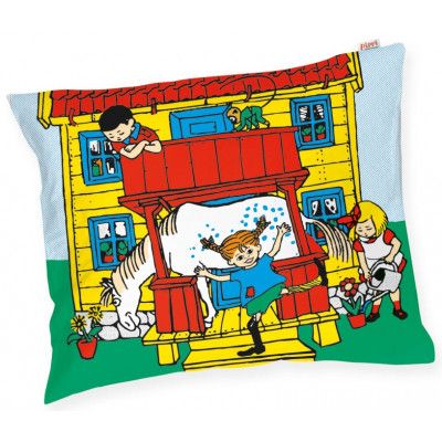 Pippi Långstrump Örngott 50x60 cm Villekulla (Multi)