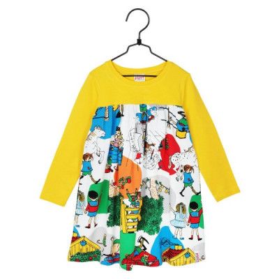 Pippi Långstrump Villekulla Klänning (Gul)