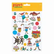 Stickers Pippi Långstrump - 50-pack